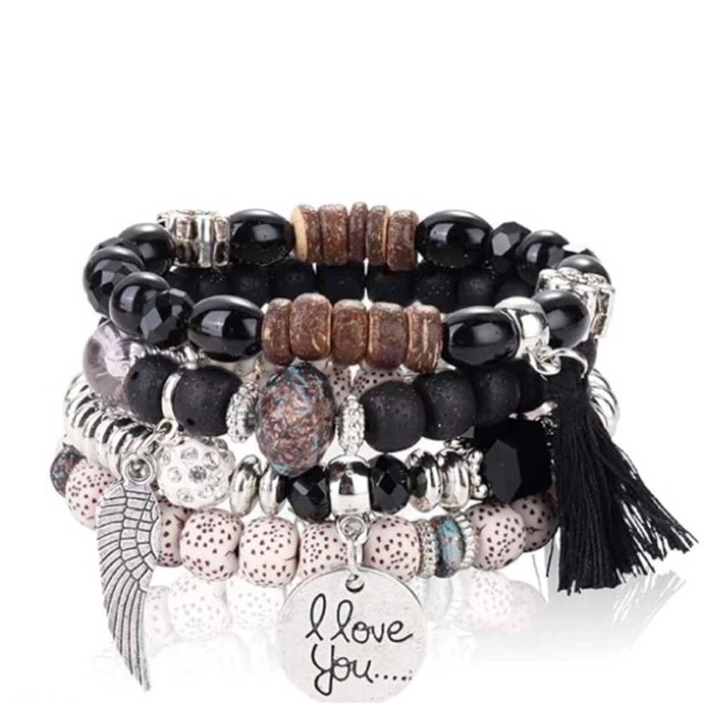 Bohemian Stretch Beaded Bracelets